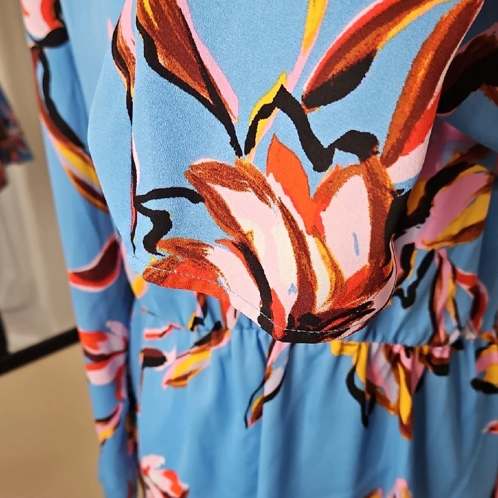 Halogen Multicolor Floral Blouse - Picture 2 of 6